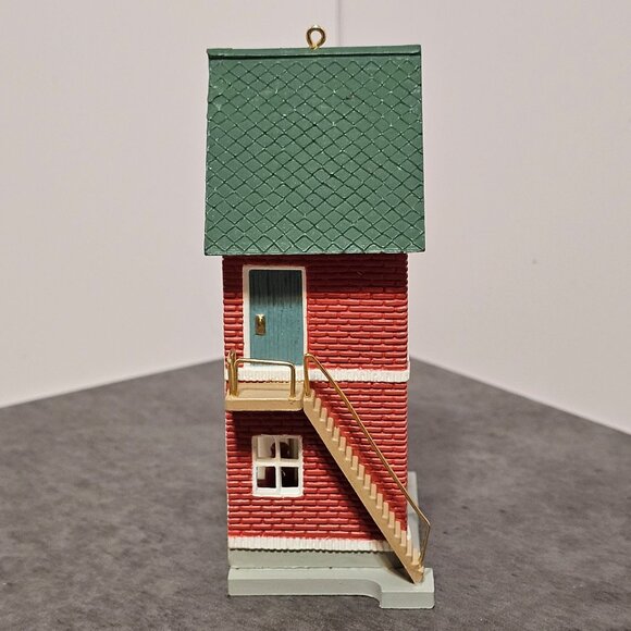 1991 Hallmark Ornament Fire Station #8 Nostalgic Houses And Shops Series NO BOX - Picture 3 of 14